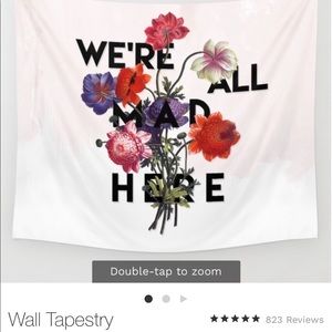 Wall tapestry 51" x 60"